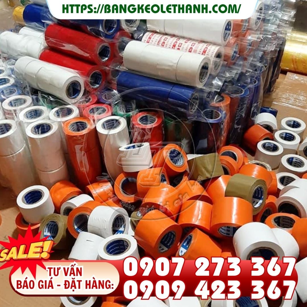 Băng keo pvc dán nhôm giá sỉ đủ màu - hàng sẵn tại HCM