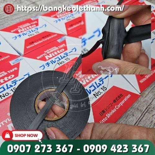 Băng keo điện nitto no15 độ kéo giãn tốt