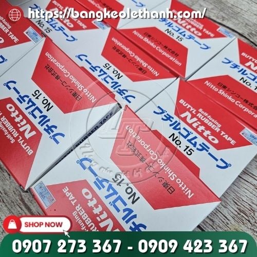 Băng keo quấn mối nối cáp điện trung thế, hạ thế nitto no15 giá sỉ