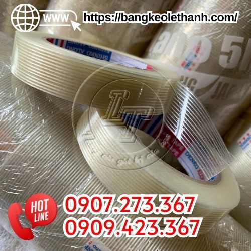 Băng keo sợi thủy tinh 1 sọc