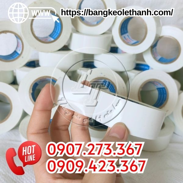 Băng keo thể thao màu trắng 2f5
