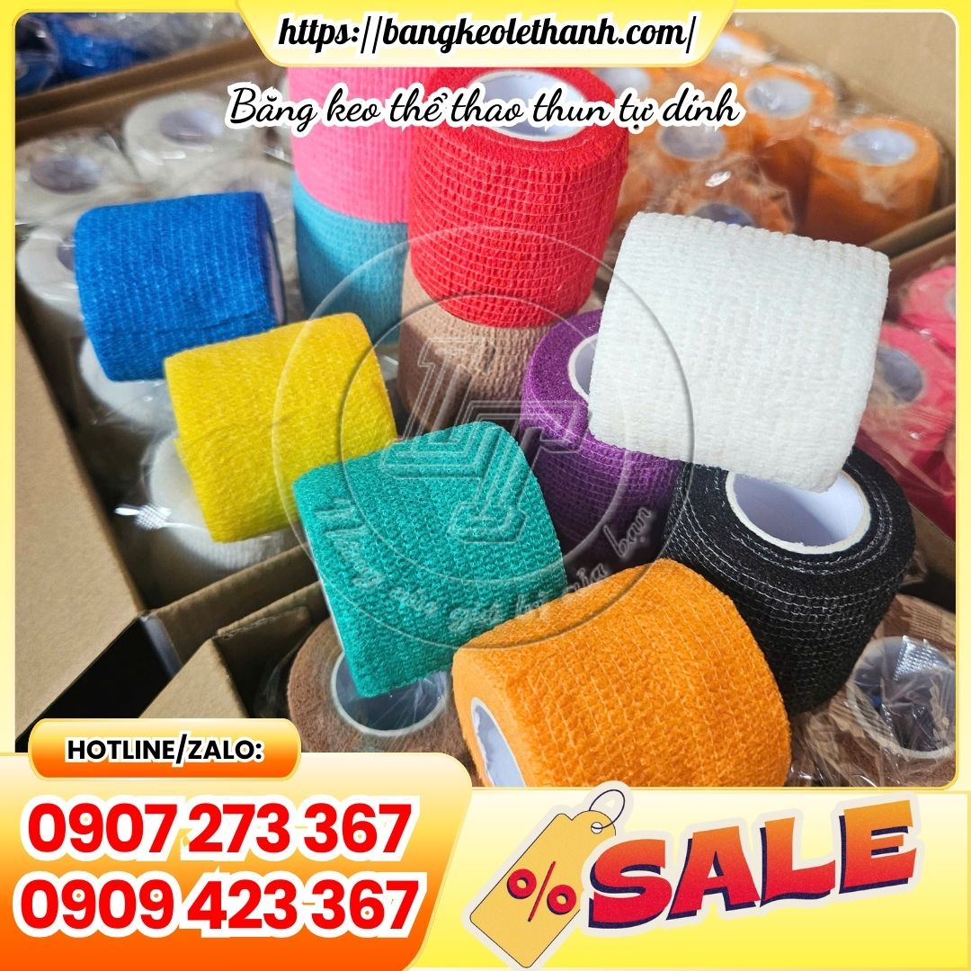 Băng keo thể thao thun dán tự dính chất lượng