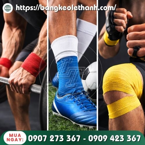 Băng keo thể thao tự dính quấn khớp cổ tay, cổ chân
