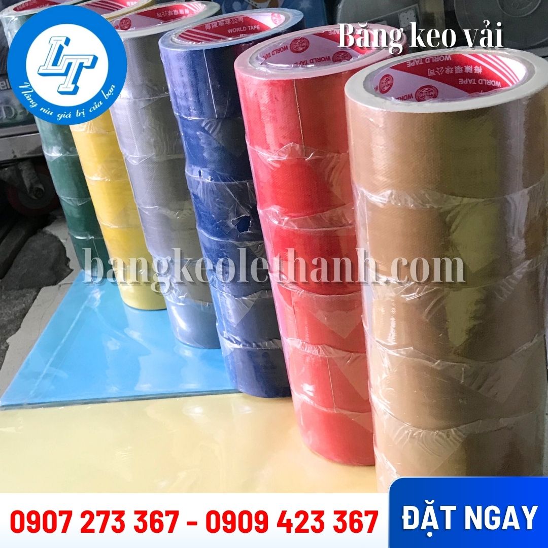 Băng keo vải đủ màu