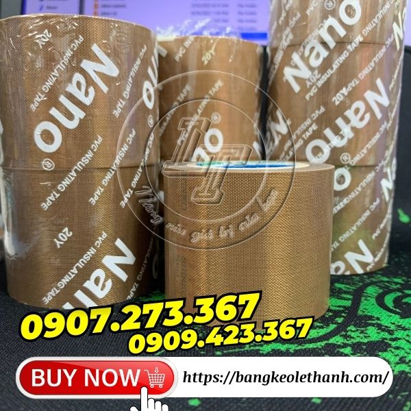 Băng keo vải chịu nhiệt teflon
