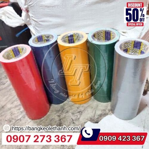 Băng keo vải dán bạt đủ màu
