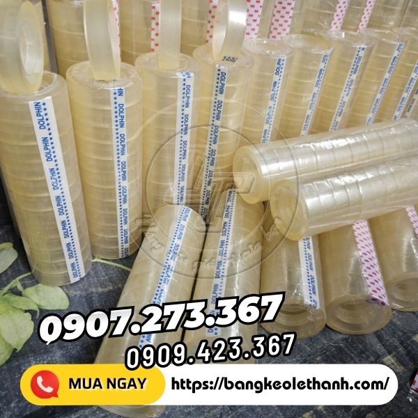 Băng keo văn phòng phẩm 1f2, 1f8 giá sỉ rẻ TPHCM - Hàng sẵn kho