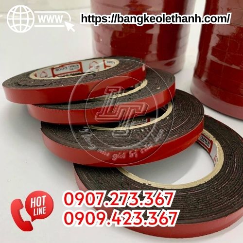 Băng keo xốp 2 mặt đen