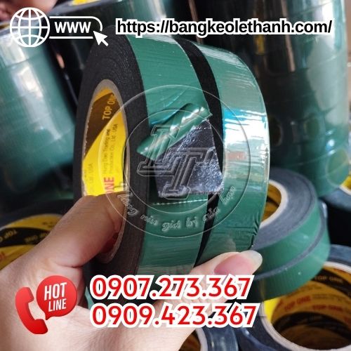 Băng keo xốp 2 mặt đen