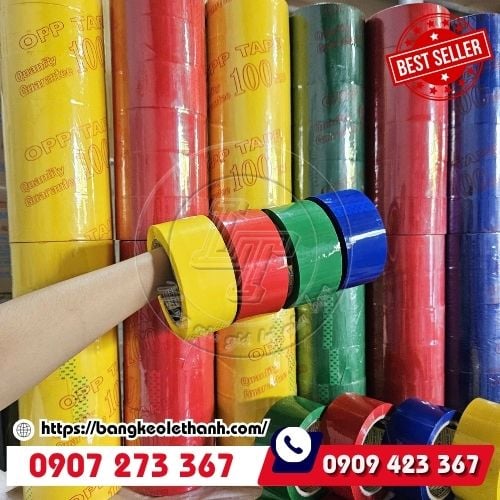 Băng keo màu giá sỉ Lê Thanh
