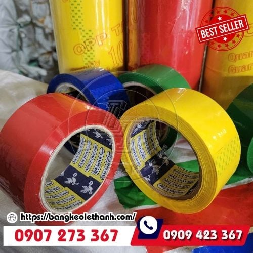 Băng keo opp màu