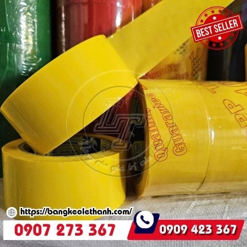 Băng keo màu vàng