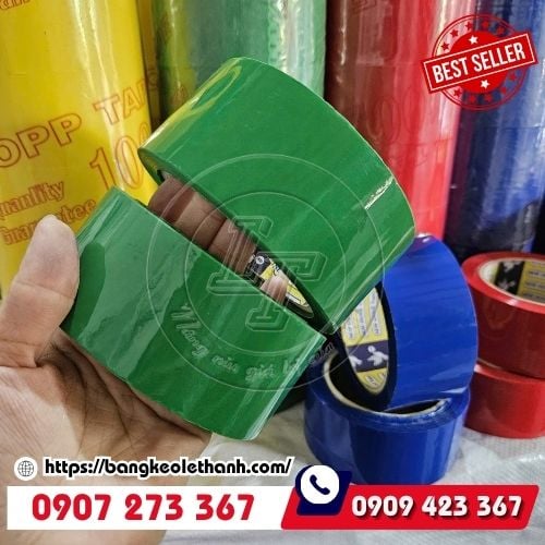 Băng keo màu xanh lá