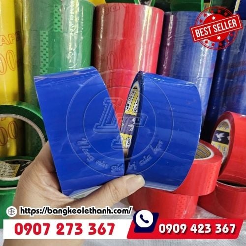 Băng keo màu xanh dương