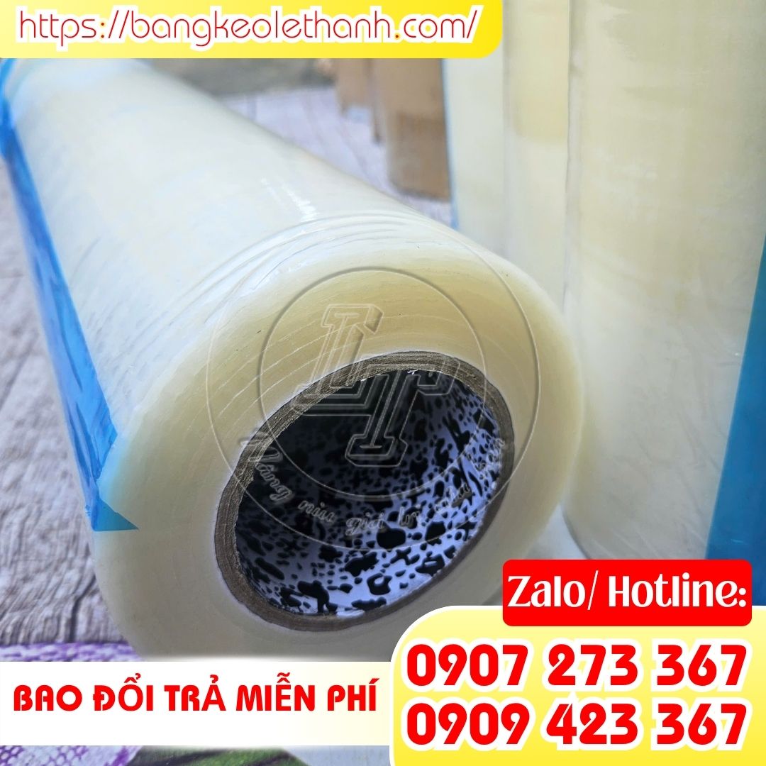 Màng keo chống trầy trắng trong lõi giấy