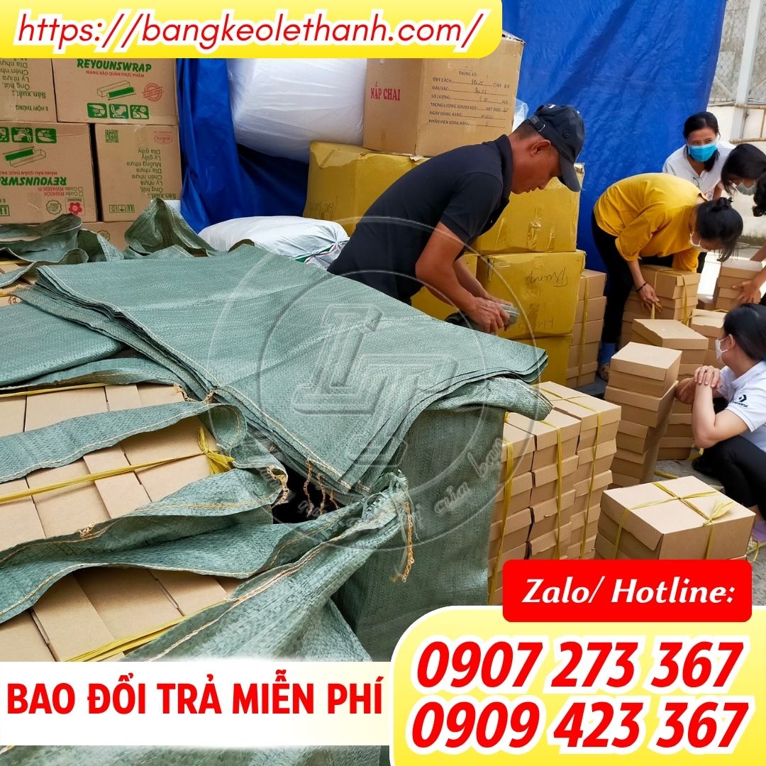 Đóng hàng băng keo đá gà cho khách sỉ