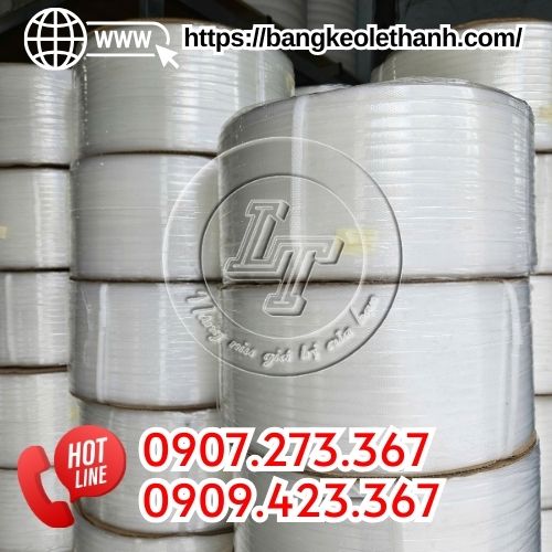 Dây đai nhựa pp màu trắng trong