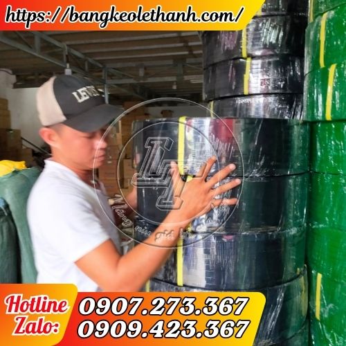 Dây đai pet trơn màu đen