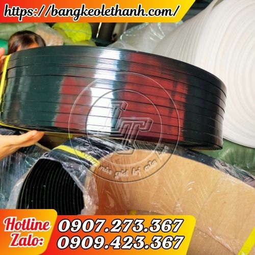 Dây đai pet trơn màu đen