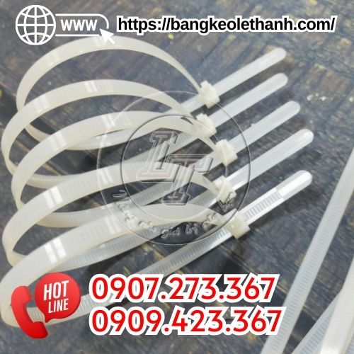 Dây rút nhựa tháo được màu trắng