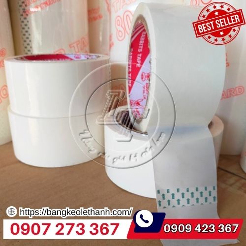 Băng keo màu trắng sữa