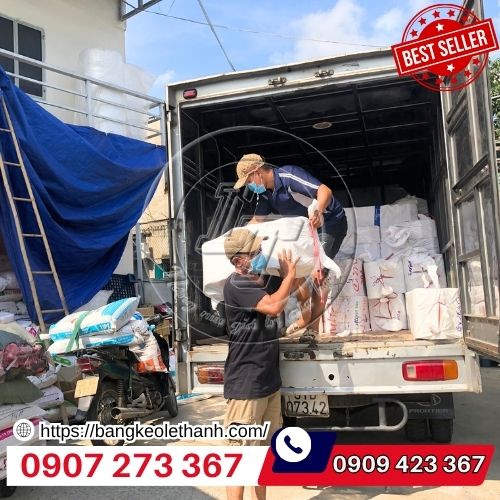 Lên băng keo màu cho kho bãi