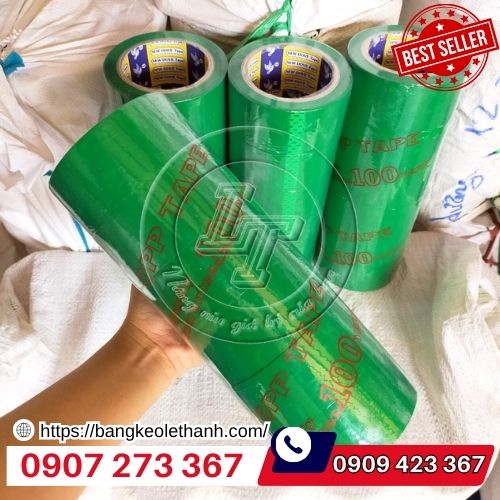 Băng keo màu xanh lá