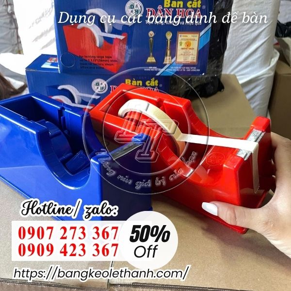 Dụng cụ cắt băng dính vòng lớn để bàn giá sỉ