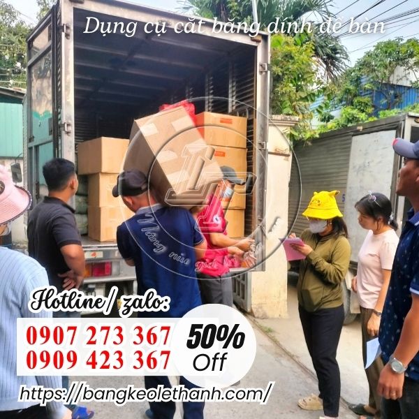 Dụng cụ cắt băng dính vòng lớn để bàn giá sỉ