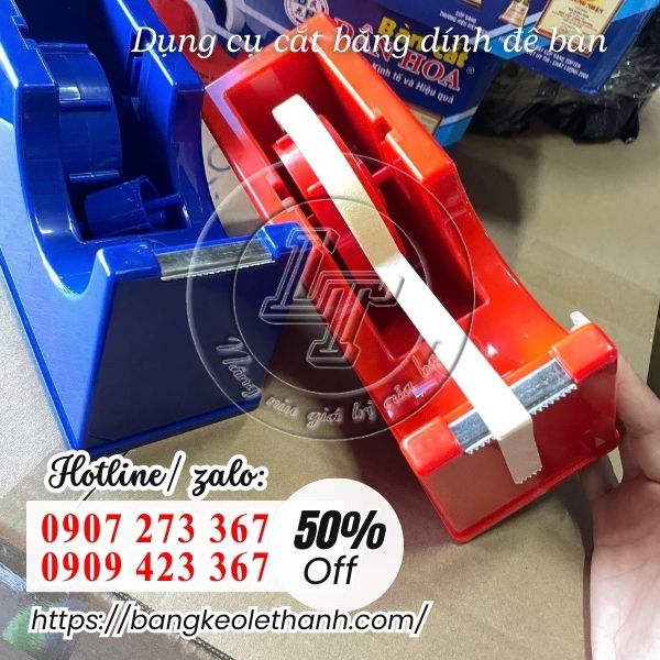 Dugnj cụ cắt băng dính vòng lớn để bàn giá sỉ