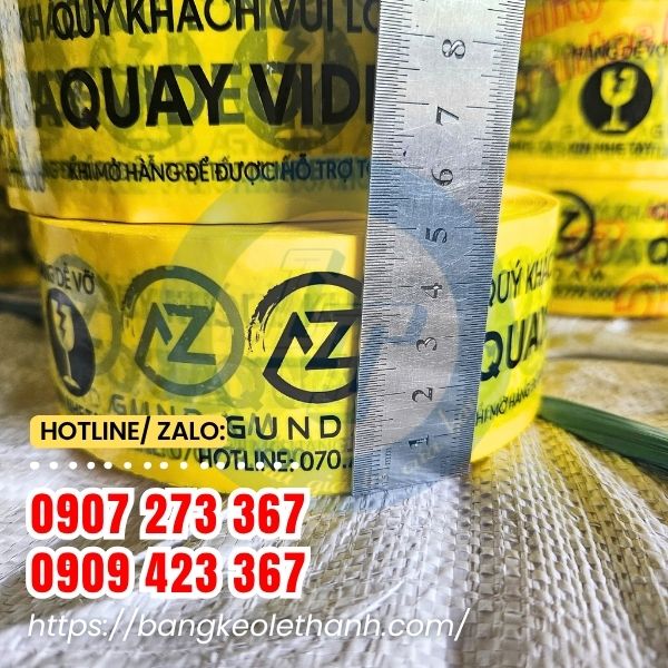 Băng keo in logo bản rộng 5f