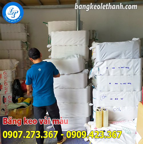 kho băng keo vải màu