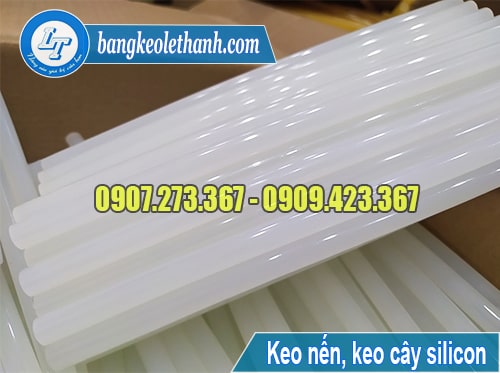 Keo nến màu trắng đục