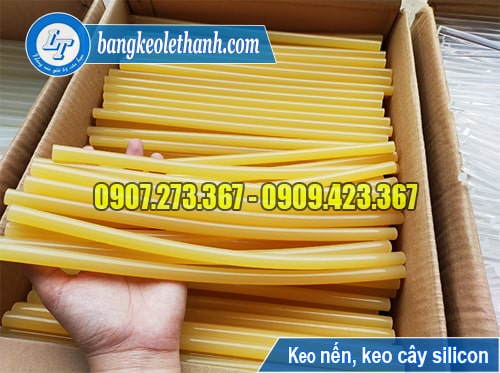 Keo nến màu vàng đậm