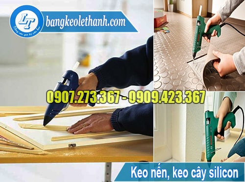 Ứng dụng keo nến kết dính vật liệu