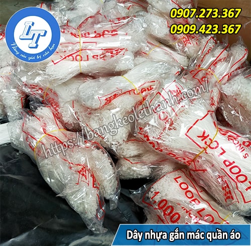 Bán dây nhựa gắn mác quần áo tphcm