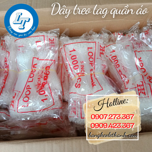 Bán rẻ dây nhựa treo tag quần áo