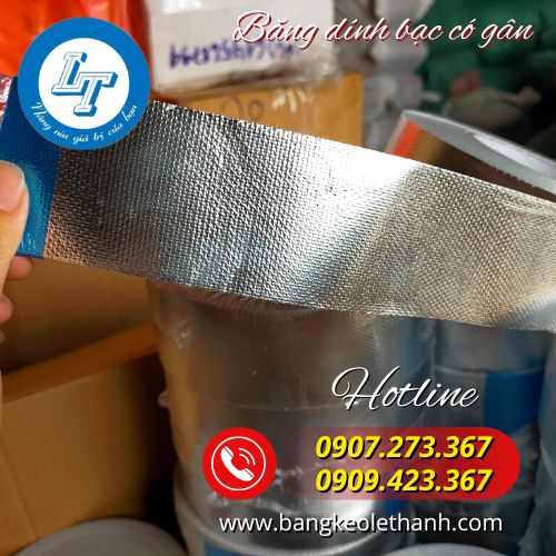 Băng dính bạc có gân