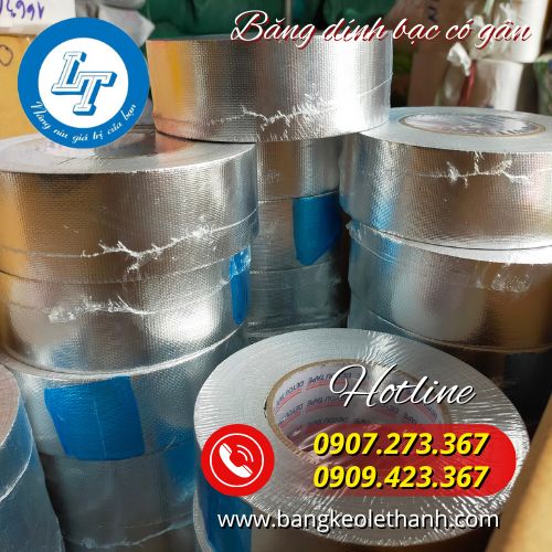 Băng dính bạc có gân