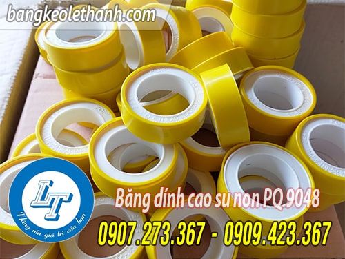 Băng dính cao su non PQ 9048 vỏ vàng