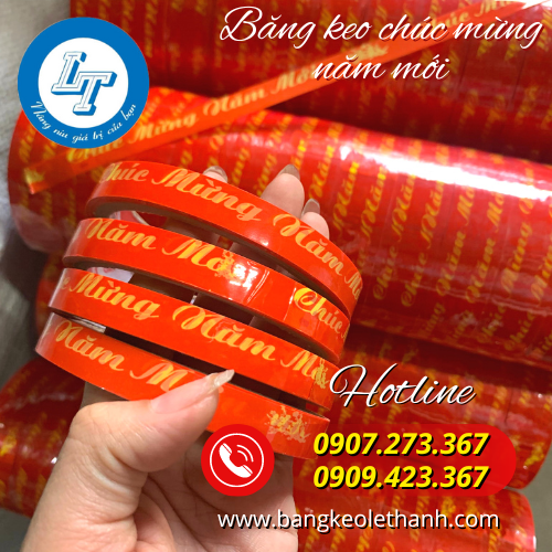 Băng dính chúc mừng năm mới