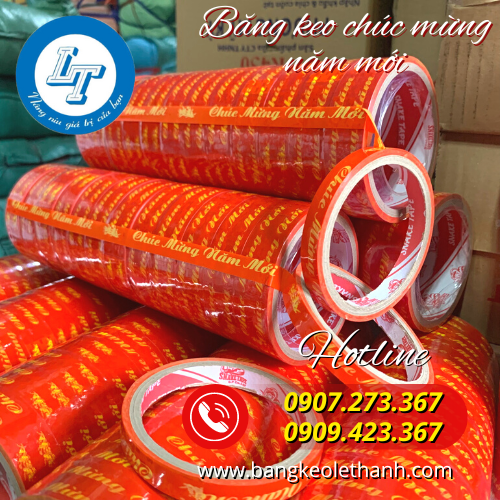 Băng dính chúc mừng năm mới