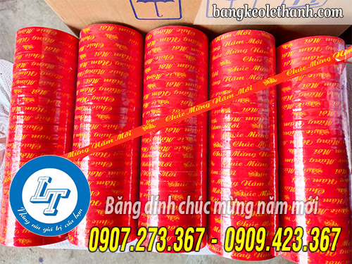 Băng dính chúc mừng năm mới