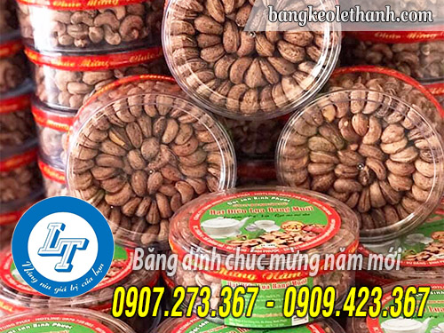 Băng dính chúc mừng năm mới dán viền hộp quà
