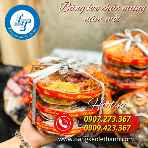 Băng dính chúc mừng năm mới giá rẻ tại xưởng