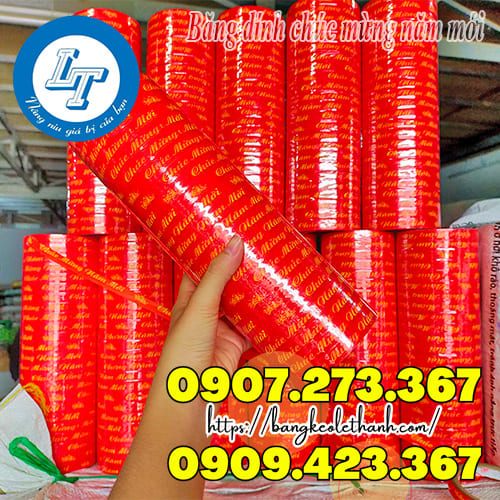 Băng dính chúc mừng năm mới giá rẻ nhất phía Nam