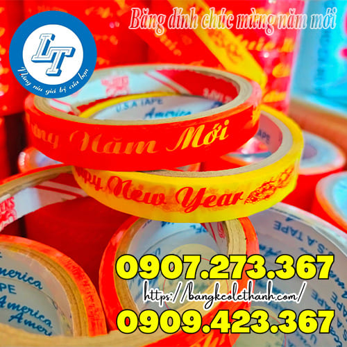 Băng dính chúc mừng năm mới giá rẻ nhất phí Nam