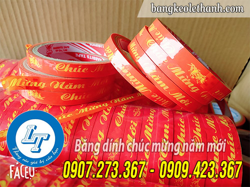 Băng dính chúc mừng năm mới giá rẻ tại xưởng