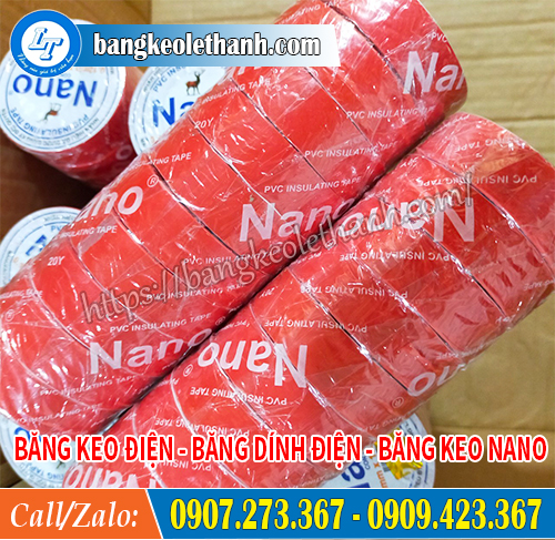 Băng dính diện nano màu đỏ