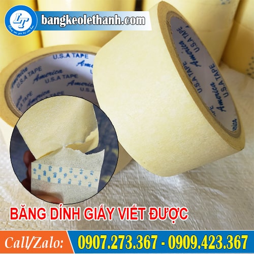 Băng dính giấy viết được có thể xé bằng tay